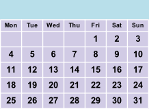 Calendar
