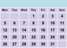 Calendar